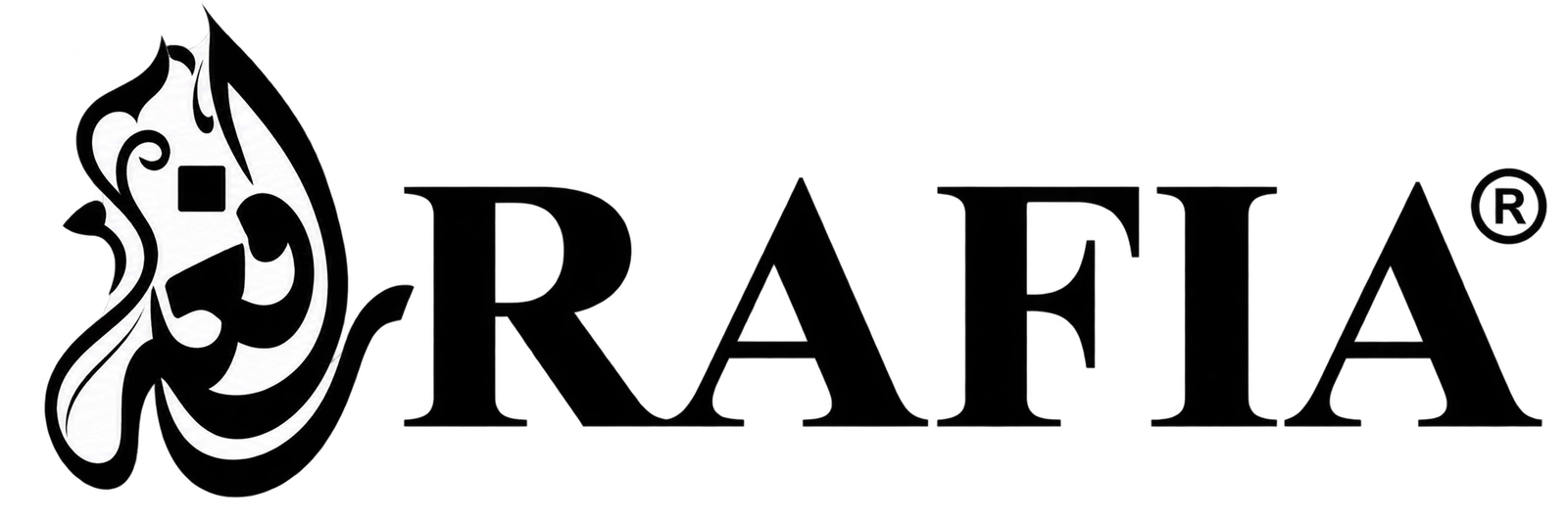 Rafia designer apparel logo